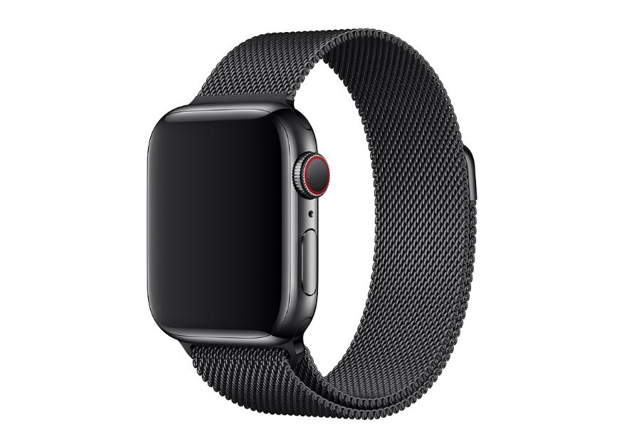Часы apple черные. Ремешок Apple 40mm Milanese loop. Apple watch se 44mm. Ремешок Миланская петля для Apple watch. Браслет для АПЛ вотч 40.