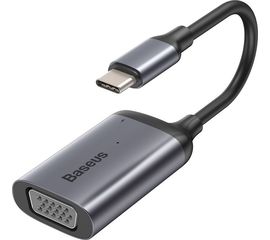 Хаб Baseus Enjoyment Series Type-C to VGA+PD - Deep Gray (CAHUB-O0G) Baseus - Сервис Плюс Рус