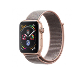 Apple Watch 4 44mm Gold Aluminum Case Pink Sand Sport Loop Apple - Сервис Плюс Рус