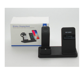 Беспроводное зарядное устройство NEW 3 в 1 функция быстрой зарядки 10W Apple - Сервис Плюс Рус