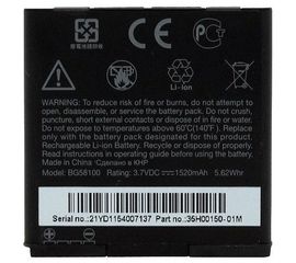 HTC Radar Аккумулятор (BG58100) (org.) HTC - Сервис Плюс Рус
