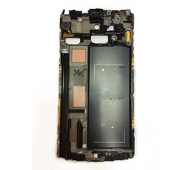 Samsung Galaxy Note 4 (SM-N910) Подложка дисплея в сборе с вибромотором и шлейфом боковых кнопок (снятый оригинал) Samsung - Сервис Плюс Рус