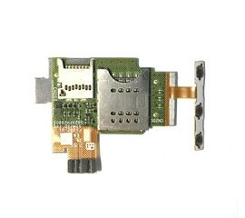 Sony Xperia J (ST26i) Шлейф коннектора SIM и SD-карт и боковых кнопок (org.) Sony - Сервис Плюс Рус
