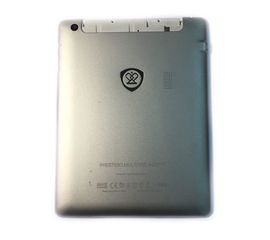 Prestigio MultiPad 4 Ultra Quad 8.0 3G (PMP7280C 3G Quad) Задняя крышка (Серебряный) (org.) Prestigio - Сервис Плюс Рус