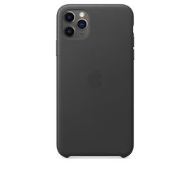 Чехол iPhone 11 Pro Max Leather Case - Black Apple - Сервис Плюс Рус