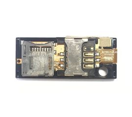FLY LX500 Коннектор SIM и micro-SD карты на шлейфе (original) Fly - Сервис Плюс Рус