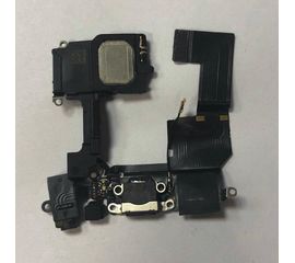 iPhone 5C Нижний шлейф в сборе с разъемом гарнитуры, полифоническим динамиком и микрофоном (original) Apple - Сервис Плюс Рус