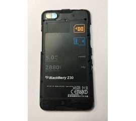 BlackBerry Z30 Средняя часть корпуса (Рамка серая) (original) Blackberry - Сервис Плюс Рус