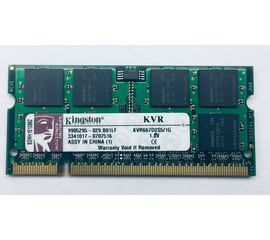 Оперативная память DDR2 KVR667 1GB Kingston - Сервис Плюс Рус