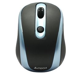 Мышь A4Tech G9-250-4, беспроводная, черная с голубым A4Tech - Сервис Плюс Рус