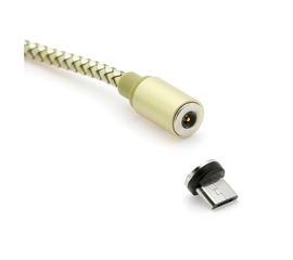 Кабель USB Micro USB 1m RC-095m магнитный Remax золото Remax - Сервис Плюс Рус