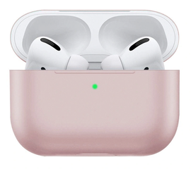 Силиконовый чехол Silicone Case Slim для AirPods Pro, светло-розовый Нет бренда - Сервис Плюс Рус