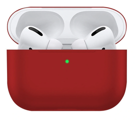 Силиконовый чехол Silicone Case Slim для AirPods Pro, красный Нет бренда - Сервис Плюс Рус