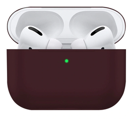 Силиконовый чехол Silicone Case Slim для AirPods Pro, коричневый Нет бренда - Сервис Плюс Рус