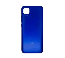 Задняя крышка Xiaomi Redmi 9C синяя в сборе с датчиком отпечатка пальца и толкателями кнопок включения и громкости (снятый оригинал) Xiaomi - Сервис Плюс Рус
