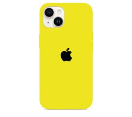 Чехол силиконовый для iPhone 14 (6.1) Silicon Сase - №18 (Желтый) Apple - Сервис Плюс Рус