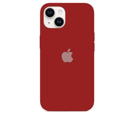 Чехол силиконовый для iPhone 14 Plus (6.7) Silicon Сase - №22 (Бордовый) Apple - Сервис Плюс Рус