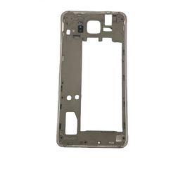 Samsung Galaxy Alpha (SM-G850) Средняя часть корпуса в сборе (снятый оригинал) - Золотой Samsung - Сервис Плюс Рус