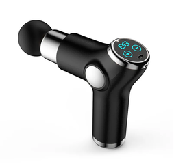 Массажный пистолет для расслабления мышц KH-515, 4 насадки, 2000 мАч (черный) - Сервис Плюс Рус