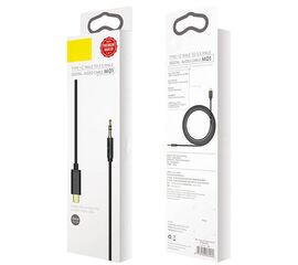 Кабель Type-C на AUX 1.2м M01 CAM01-01 Baseus черный - Сервис Плюс Рус