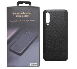 Чехол для Xiaomi Mi9 (под кожу) в коробке - черный - Сервис Плюс Рус