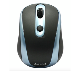 Мышь A4Tech G9-250-4, беспроводная, черная с голубым - Сервис Плюс Рус