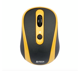 Мышь A4Tech G9-250-3, беспроводная, черная с желтым - Сервис Плюс Рус