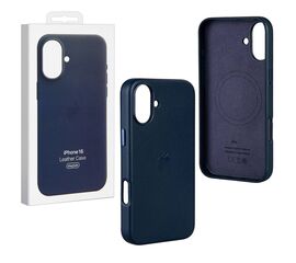 Чехол силиконовый для iPhone 16 (6.1) Silicone Case MagSafe Blue - Сервис Плюс Рус