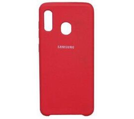 Чехол Samsung A20/A30 SILICONE COVER Красный - Сервис Плюс Рус