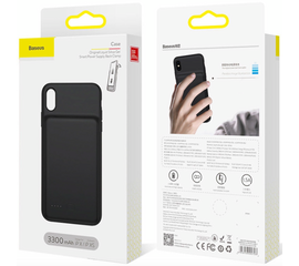 Чехол-аккумулятор Baseus 3300мАч Черный для iPhone X/XS - Сервис Плюс Рус