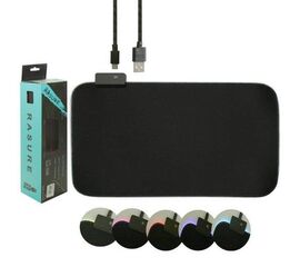 Коврик для мышки RASURE с LED RGB-01 - черный - Сервис Плюс Рус