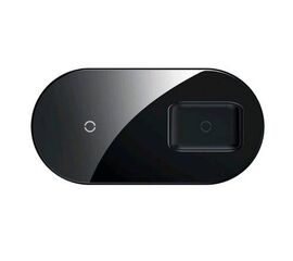 Беспроводное зарядное устройство WXJK-C01 2 в 1 (iPhone & AirPods PRO) кабель Type-C Baseus черное - Сервис Плюс Рус