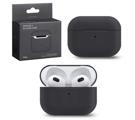 Силиконовый чехол Silicone Case для AirPods 3, Серый - Сервис Плюс Рус