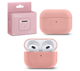 Силиконовый чехол Silicone Case для AirPods 3, Розовый - Сервис Плюс Рус