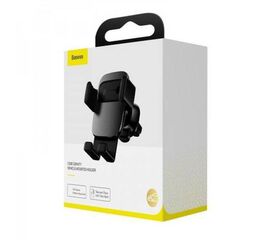 Автодержатель Cube Gravity SUYL-FKOS Baseus в решетку серебро - Сервис Плюс Рус