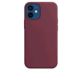 Чехол силиконовый для iPhone 12 mini Silicone Case MagSafe Plum - Сервис Плюс Рус