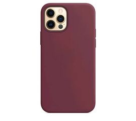 Чехол силиконовый для iPhone 12 / iPhone 12 Pro Silicone Case MagSafe Plum - Сервис Плюс Рус