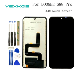 Дисплейный модуль в сборе с тачскрином для DOOGEE S88 Pro, 6,3 дюйма (черный) - Сервис Плюс Рус
