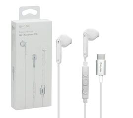 Наушники Encok C16 Baseus белые - Сервис Плюс Рус