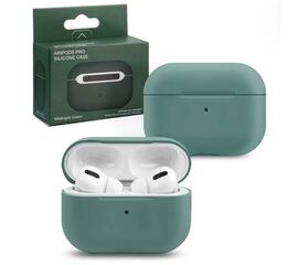 Силиконовый чехол Silicone Case Slim для AirPods Pro, темно-зеленый - Сервис Плюс Рус