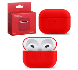 Силиконовый чехол Silicone Case для AirPods 3, Красный - Сервис Плюс Рус