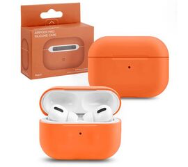 Силиконовый чехол Silicone Case Slim для AirPods Pro, оранжевый - Сервис Плюс Рус