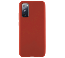 Cиликон Samsung S20 NANO 2.0 mm (с магнитом) - красный (№6) - Сервис Плюс Рус