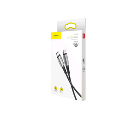 Кабель Type-C на Type-C 2M 3A 60W Cable Water Drpo-shaped Lamp CATSD-K01 Baseus черный - Сервис Плюс Рус