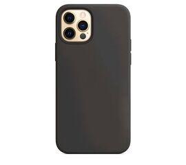 Чехол силиконовый для iPhone 12 Pro Max Silicone Case MagSafe Black - Сервис Плюс Рус