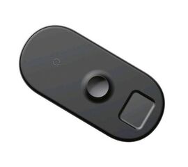 Беспроводное зарядное устройство WX3IN1-C01 3 в 1 (телефон +AirPods + часы) кабель iPhone Baseus черный - Сервис Плюс Рус