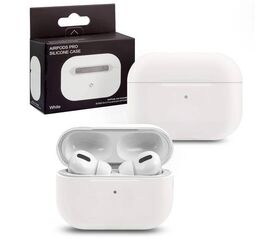 Силиконовый чехол Silicone Case Slim для AirPods Pro, белый - Сервис Плюс Рус