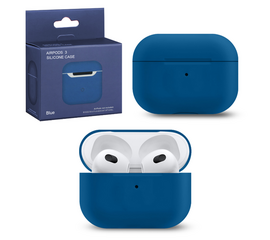Силиконовый чехол Silicone Case для AirPods 3, Синий - Сервис Плюс Рус