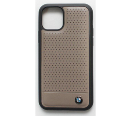 Чехол iPhone 11 Pro BMW Perforated Leather PEBO, коричневый - Сервис Плюс Рус