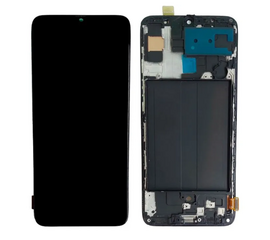 Дисплей для телефона Samsung Galaxy A70 в рамке черный. In-cell - Сервис Плюс Рус
